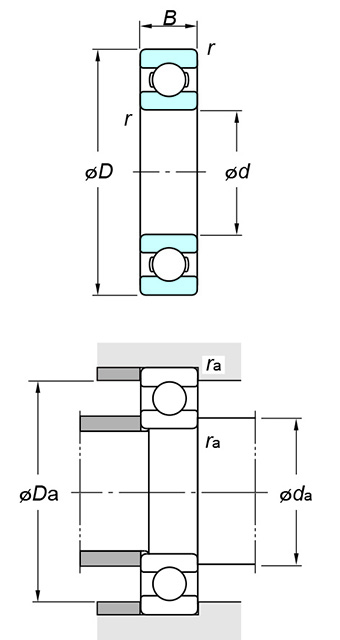 Cuscinetto scatola del cambio 83A400-C3-JTEKT