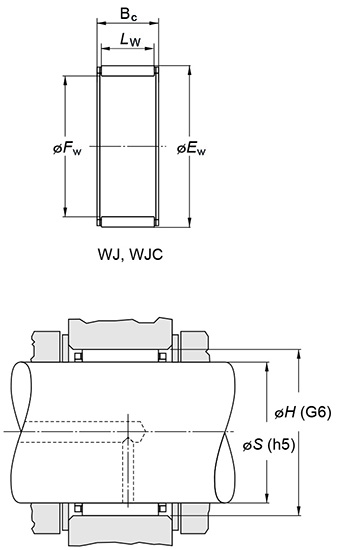 Cuscinetti a rullini WJ-445016