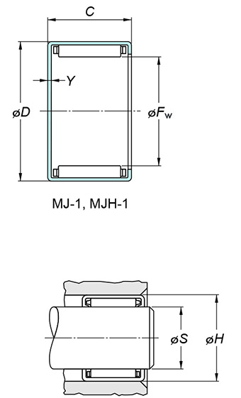 Cuscinetti a rullini MJ-12101