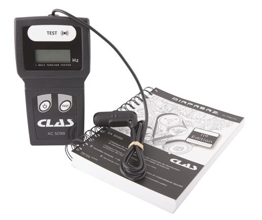 ELECTRONIC TENSION GAUGE FOR BELTS (in HERTZ)