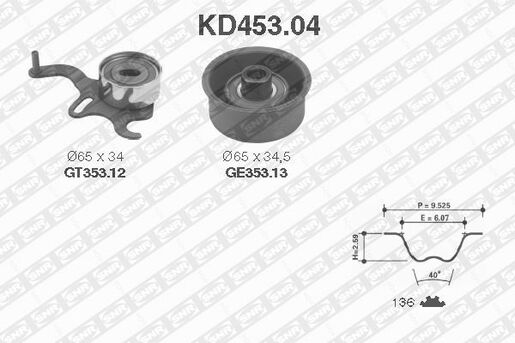 Cinghie dentate KD453.04