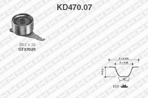 Cinghie dentate KD470.07