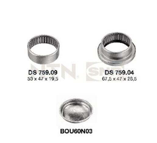 Altri cuscinetti VKDA27007-SNR