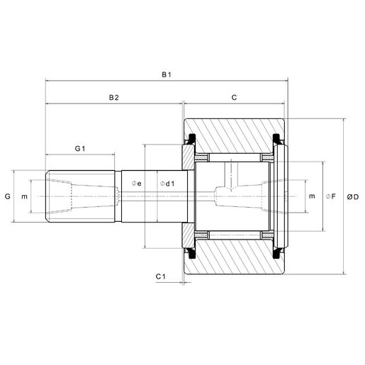 Cuscinetti a rullini KRT52XLL/3AS