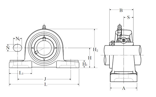 Lagereinheiten UCPX 12 J