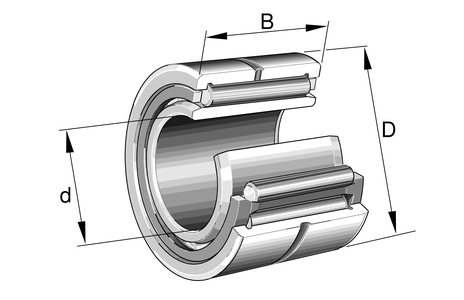 Cuscinetti a rullini NA 4910 C3
