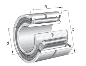 Cuscinetti a rullini NA4904-2RSR-XL-INA