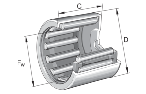 Cuscinetti a rullini BK 0609 B