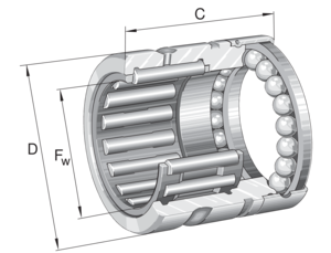 Cuscinetti a rullini NX 20 Z-XL