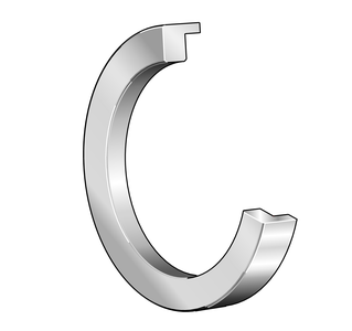 Anello a sezione angolare